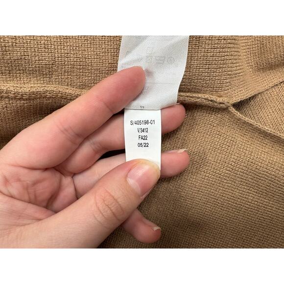 Banana Republic Factory Open Front Duster Cardigan Brown Size XL - Picture 8 of 9